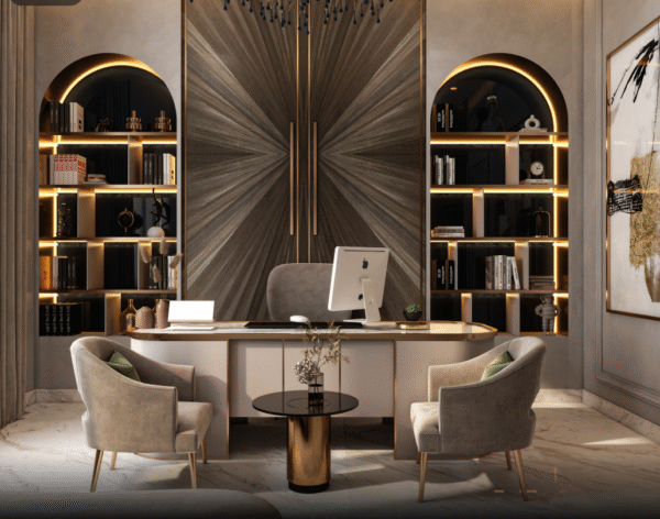 Luxury Boss Office Table Design