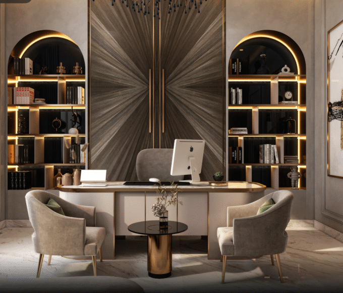Luxury Boss Office Table Design